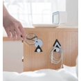 thumbnail image 3 of Pcs Geometric Sticky Hooks Wall Mounted Coat Racks Creative Hook Organizer, 3 of 4