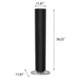 thumbnail image 2 of JYSILIYH Cubierta para ventilador de torre, impermeable y a prueba de polvo, negra, 11.81 pulgadas de largo x 11.81 pulgadas de ancho x 36.22 pulgadas de alto, cubierta para ventilador de piso, oficin, 2 of 5