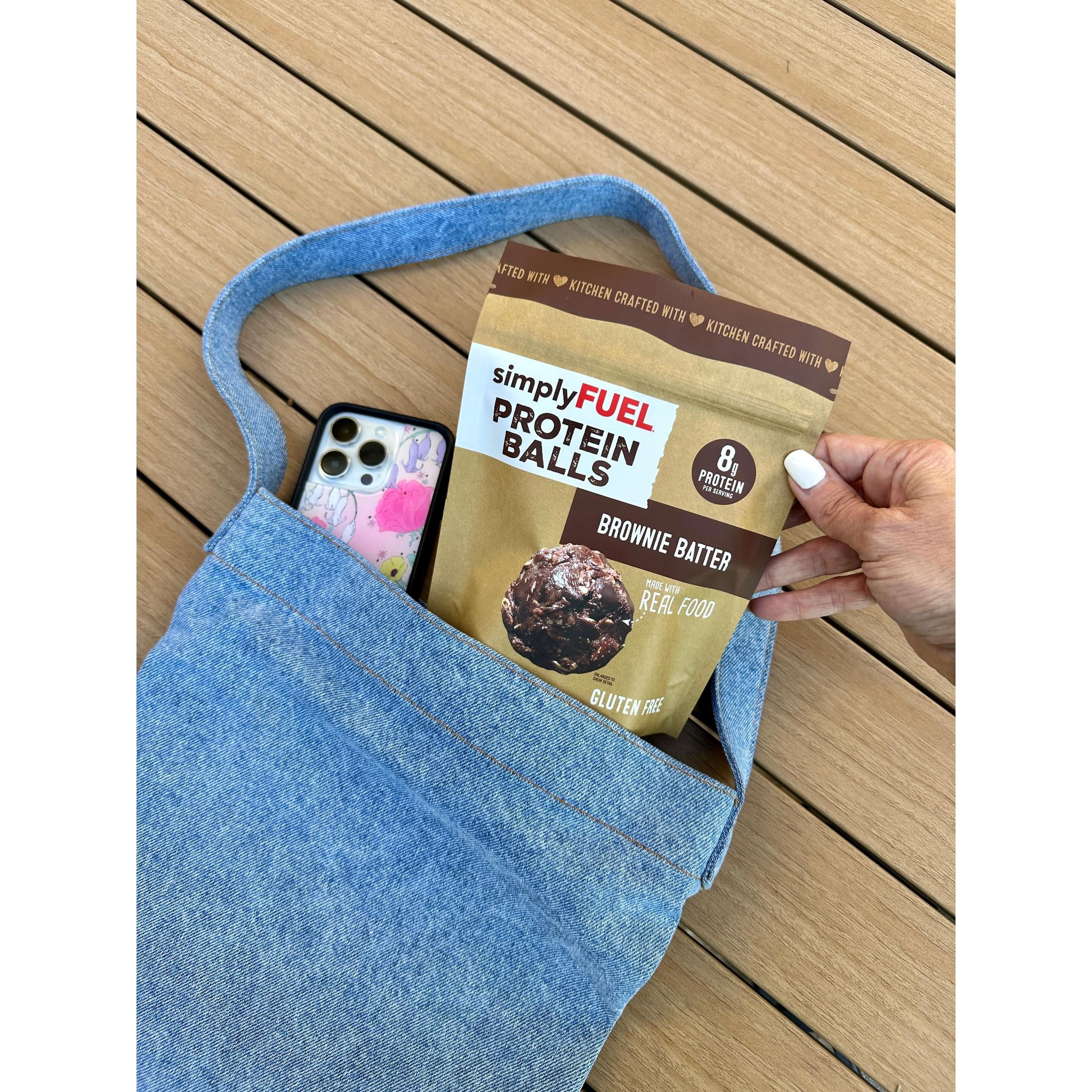 simplyFUEL Protein Balls Brownie Batter 8oz