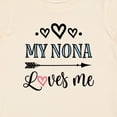 thumbnail image 4 of Inktastic My Nona Grandma Loves Me Girls Girls Baby T-Shirt, 4 of 5