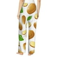 thumbnail image 3 of Pajama Pants Women, Potato leaf cartoon Sweatpants Soft Sleep Lounge Pants, Casual PJ Bottoms Pants with Pockets, 3 of 5