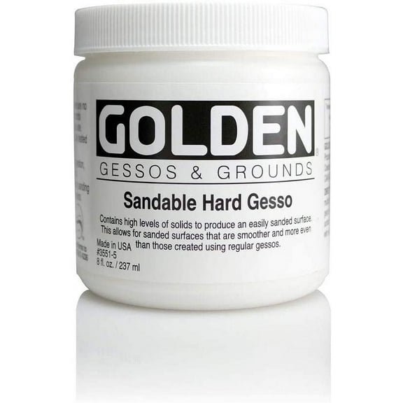 Golden Artist Colors 8 Oz Sandable Hard Gesso