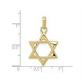thumbnail image 2 of 14K Yellow Gold Star Of David Pendant Necklace with Chain, 2 of 4