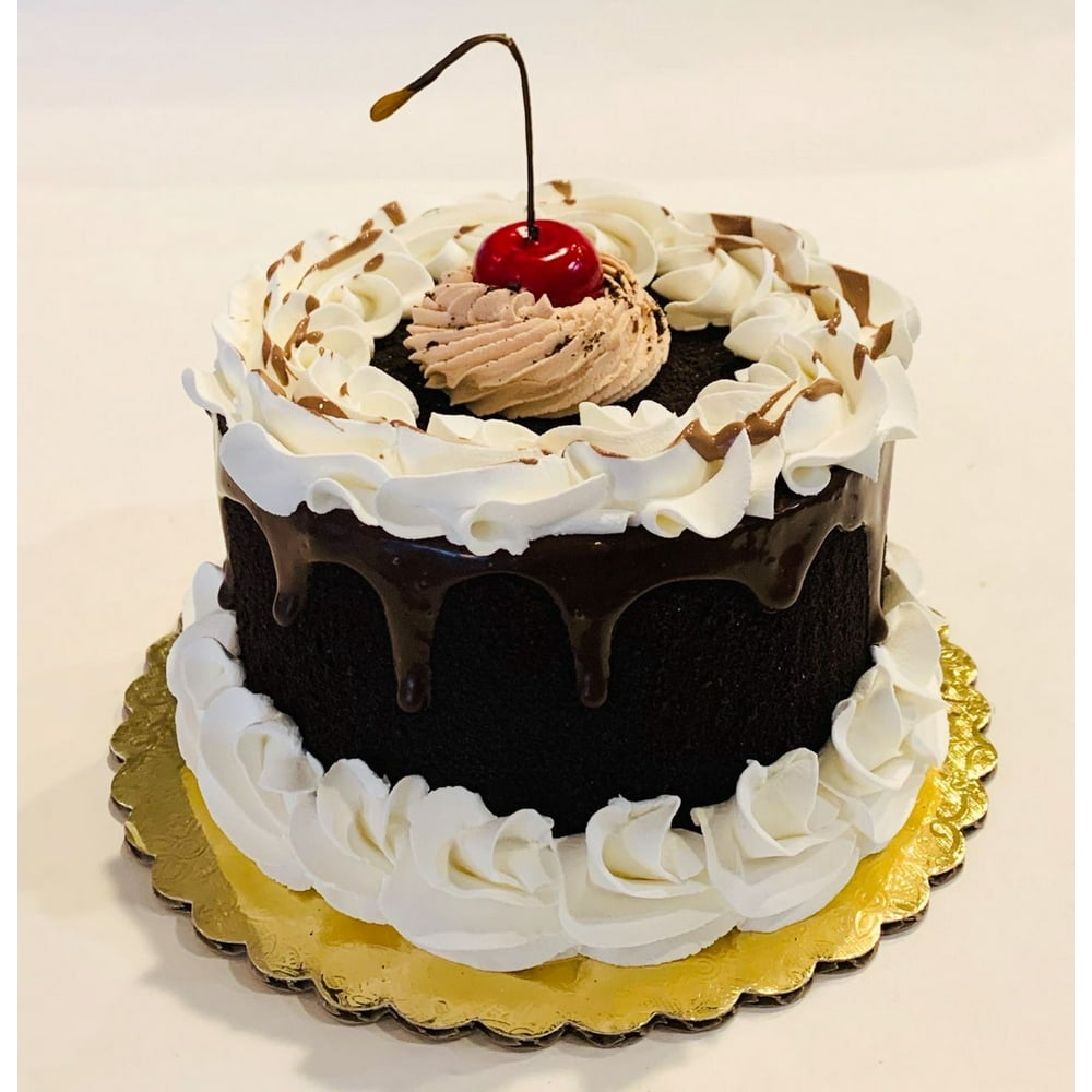 Fake Cake Chocolate Brownie Cake 6" Faux Cake Decoration Prop Dezicakes