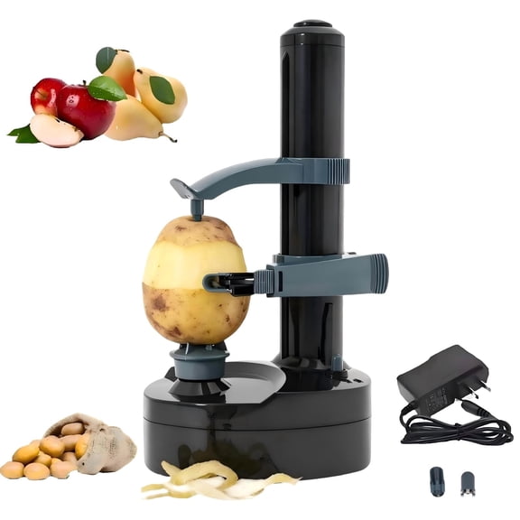Electric Potato Peeler - Automatic Rotating, Peels Apples, Carrots & More