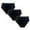 Black, variant on jjayotai Womens Underpants Clearance 3PC Women Everyday Solid Color Ventilate Elastic Underwear Panties