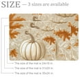 thumbnail image 2 of Thanksgiving Pumpkins Autumn and Fall Season Small Area Rug, Non-Slip Door Mat Indoor Floor Mat, Washable Kitchen Rug Entrance DMat for Bedroom Living Room, 2 of 7