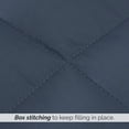 thumbnail image 4 of Southshore Fine Living, Inc. Premium Quality Queen Bedding, Down Alternative Comforter, Dark Blue, 4 of 9