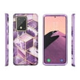 thumbnail image 3 of i-Blason Cosmo - Protective case for cell phone - thermoplastic polyurethane (TPU) - purple - for Samsung Galaxy S20 Ultra, S20 Ultra 5G, 3 of 7
