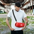 thumbnail image 6 of Silicone Case Cover for JBL Charge 5 Waterproof Portable Bluetooth Speaker with Shoulder Strap and Carabiner - Red, 6 of 7