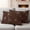 Brown, variant on Brown Outdoor Waterproof Throw Pillow Covers 24x24 Set of 2, Spring Flora Decorative Pillowcases Cushion Pillowcase for Couch Sofa Patio Outside Pillow Protector