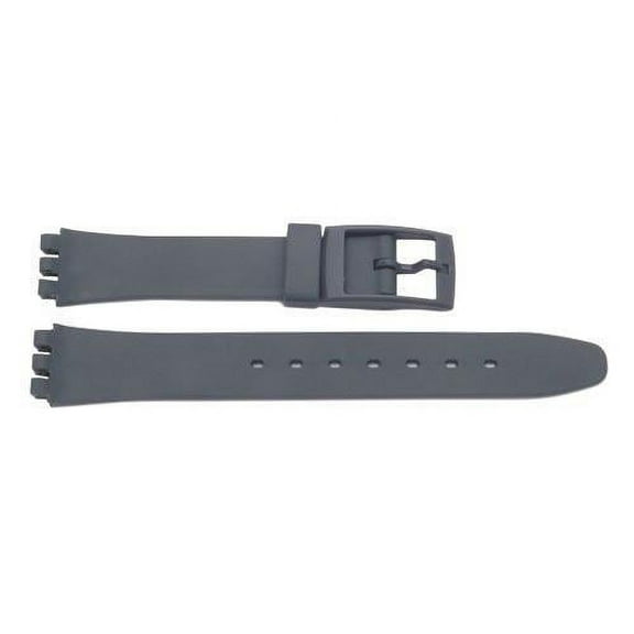 Swatch Replacement Plastic Gray 12mm Ladies Watch Band