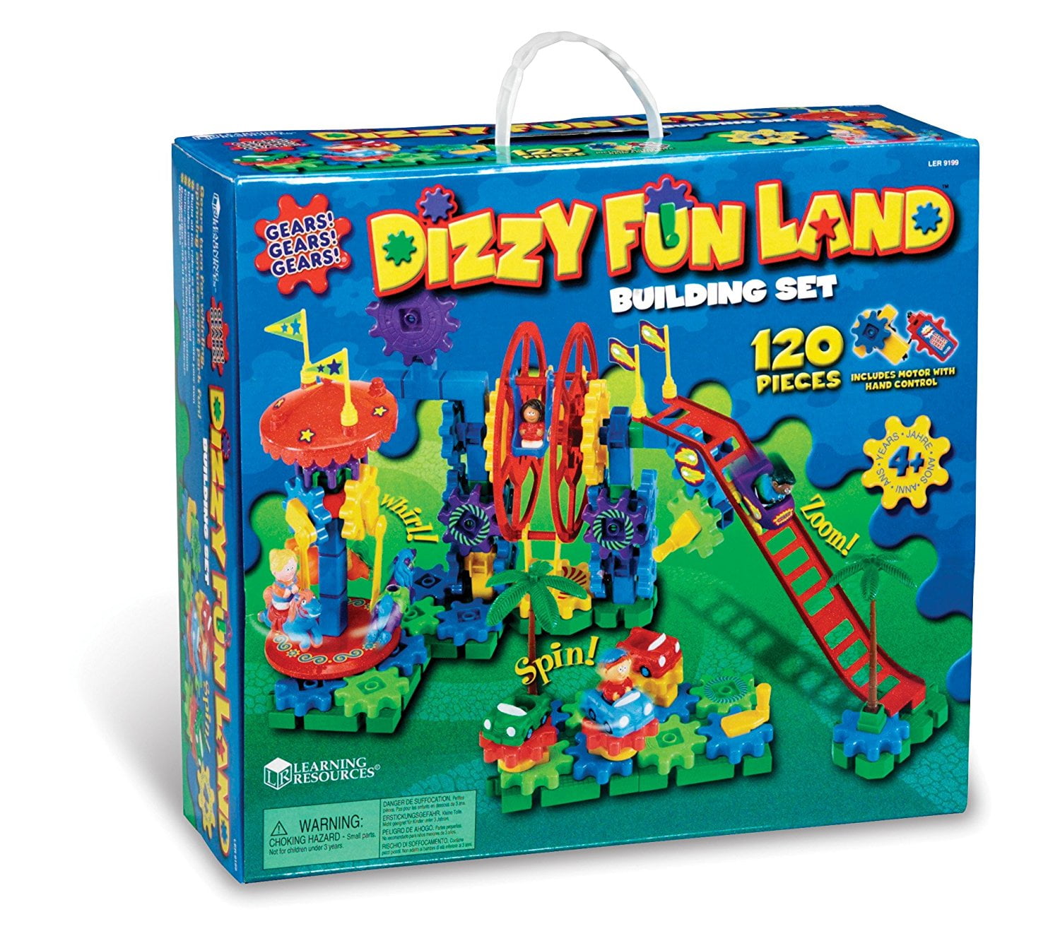 Learning Resources Gears! Gears! Gears! Dizzy Fun Land Motorized Gears