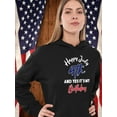 thumbnail image 2 of Yes It's My Birthday 4Th July Hoodie Women -Image by Shutterstock, Female 3X-Large, 2 of 4