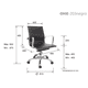 thumbnail image 5 of Offiho Silla de Oficina Ergonómica Reclinable con Altura Ajustable, Modelo GOETZ, 5 of 5