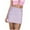 Purple, variant on Womens Spring/Summer Printed Mesh Double Slim Wrapped Hip Skirt