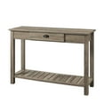 thumbnail image 6 of 48" Wood Country Style Entry Console Table - Gray Wash, 6 of 9