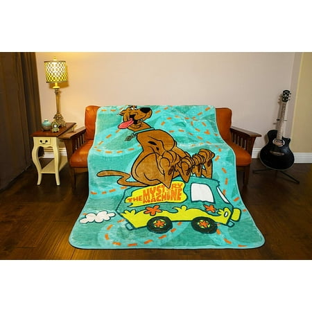 Jpi Scooby Doo Mystery Machine Twin Blanket Walmart Com