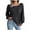 Black, variant on Viikei Cardigan Sweaters for Women Plus Size Fashion Women Casual Solid Long Sleeve Loose Round Neck Sweater Pullver Button Blouse Autumn Tops