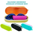 thumbnail image 2 of Soumake Silicone Swimming Goggle Case with Drain Hole Lightweight Shockproof Goggle Protective Box for Swimming Goggles, 2 of 8