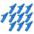 thumbnail image 1 of Pince de Rappel 10PCS Pince de Batterie 4mm Jack Banane Arrière en Laiton Nickelé Protection Complète pour les Navires RVs Camions, 1 of 8