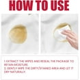 thumbnail image 3 of Stain Removal Wipes - Individually Wrapped for Clothes, Shoes & Sheets (3 Pack, 60 Count) - Easily Removes Stains, 3 of 7