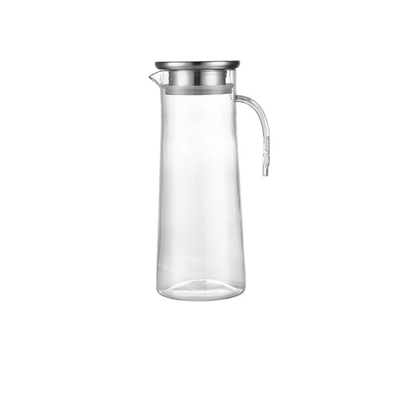 Kitchen cups Kitchen Gadgets Pitcher Glass Pitcher With Handle And Lid 61.5 Oz Handmade Water Jug For Hot/Cold Water Ice Lemon Tea And Juice Beverage