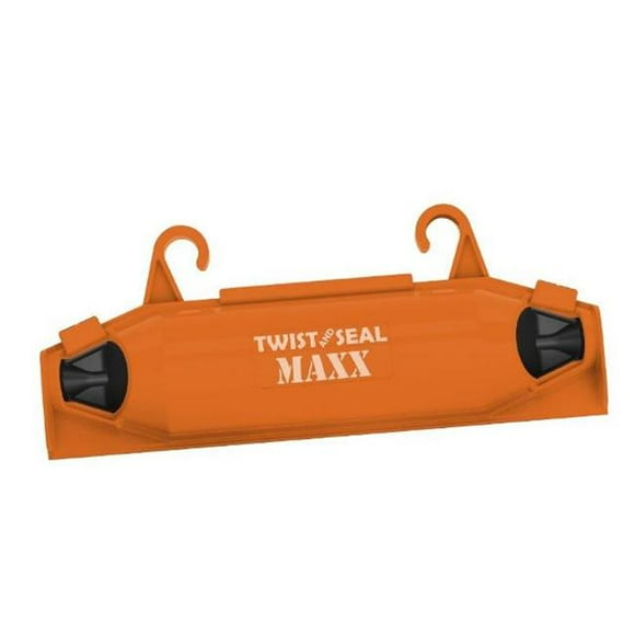 Twist and Seal TSMX-1003-OR-BL Large Plastic Electrical Cord Protector, Orange - Pack of 2
