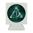 thumbnail image 2 of Harry Potter Deathly Hallows Logo Can Cooler - Drink Sleeve Hugger Collapsible Insulator - Beverage Insulated Holder, 2 of 4