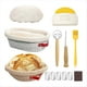 thumbnail image 1 of Cesta para Fermentación de Pan, Redonda y Ovalada, Cuerda de Algodón, Suministros para Hornear Pan de Masa Madre, de Fermentación con Revestimientos y Tapas., 1 of 5