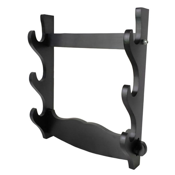 Soporte de pared para sables de luz con niveles, soporte para colgar en la pared, soporte para wakizashi y tanto 3 niveles