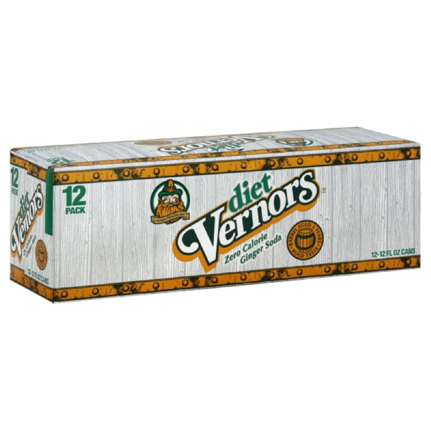 Vernor's Ginger Ale Diet, 12Ounce (Pack of 2)