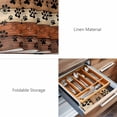 thumbnail image 6 of Placemats Set of 4, Burnt Orange Brown Woven Placemat, Linen Place Mats for Kitchen/Dining Tables, Farmhouse Dog Paw Vintage Washable Table Mats for Party, 6 of 8