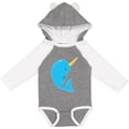 thumbnail image 3 of Inktastic Narwhal Boys or Girls Long Sleeve Baby Bodysuit, 3 of 5