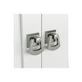 thumbnail image 2 of Bush Furniture Salinas Armoire de Rangement Haute avec Portes en Blanc Pur, 2 of 6