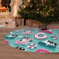 thumbnail image 6 of Picia Dogs With Swimming Print Christmas Tree Skirt , Christmas Tree Skirt Ornaments for Merry Christmas Holiday Party Decorations Indoor Outdoor-30", 6 of 7