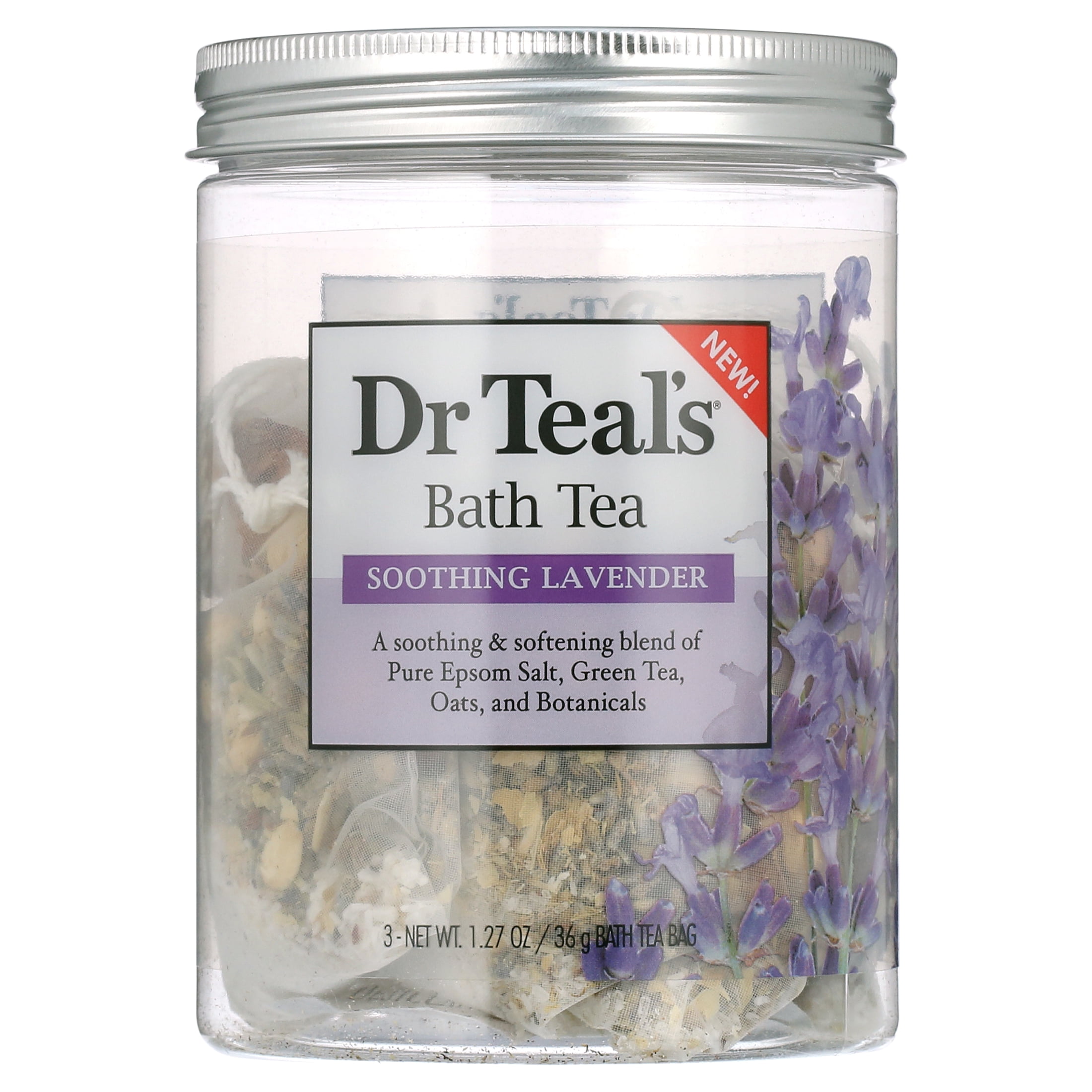 Dr Teal's Soothing Lavender Bath Tea, 3 Count