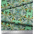 thumbnail image 2 of Soimoi Cotton Jersey Fabric Tiles Moroccan Print Sewing Fabric Yard 58 Inch Wide, 2 of 3