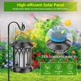 thumbnail image 4 of Faroles solares KOOPER, paquete de 4, efecto parpadeante, impermeables para exterior, 4 of 7