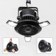 thumbnail image 4 of Ventilador de camping Ventilador de tienda recargable con gancho para colgar Ventilador solar portátil con luz Mini ventilador de refrigeración de pie USB, 4 of 5