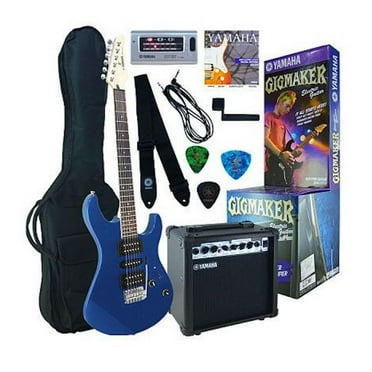 Paquete de Guitarra Azúl Metálico Yamaha ERG121GPIIMTU