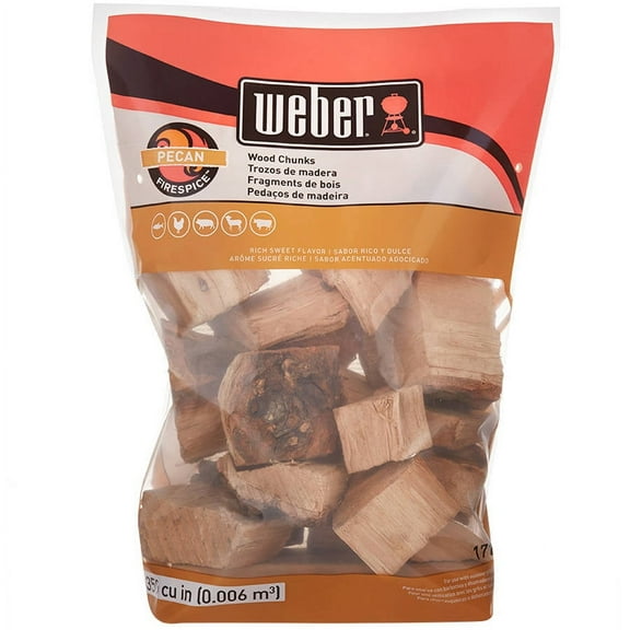 Weber Pecan Wood Chunks, 350 Cu. In. bag