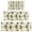 White Highland Cow, variant on Beige Highland Cow Flower Cart Pattern Kitchen Rugs Sets Of 3,Kitchen Runner Rugs Non Skid Washable,Decorative Kitchen Floor Mats for Kitchen,Sink,Laundry,17"x30" 17"x47" 17"x59"