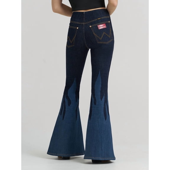 Wrangler Lainey Wilson Pull On Flame - Ladies Jeans - 112380486