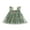 Green, variant on BemeyourBBs Toddler Baby Girls Fairy Baptism Dress Sleeveless Ruffle Sleeve 3d Floral Embroidery Summer Dress Cute Tulle Tutu Dress Birthday Wedding Party Princess Dress