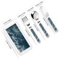 thumbnail image 2 of Rateoe Mysterious Moonlit Mountains for Stainless Steel Kids Silverware Set - Child and Toddler Safe Flatware - Children's Knife, Fork And Spoon Set, 2 of 8
