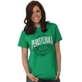 thumbnail image 3 of Pennsylvania PA Student Campus Pride Men's Graphic T Shirt Tees Brisco Brands S, 3 of 6