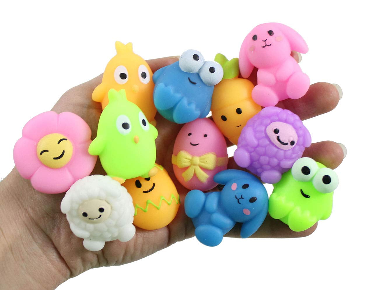 Nestling 21Pièces Kawaii Mochi Squishy Toys - Mini Squishies Noctil