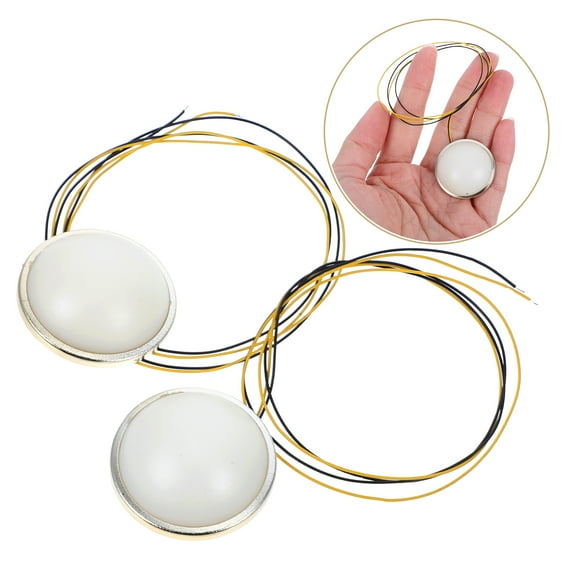 Masteelf 2pcs Small Dollhouse Ceiling Lights Dollhouse Round LED Lamps for Miniature House Lighting and Crafts DIY Dollhouse Lights