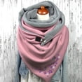 thumbnail image 2 of Écharpes Boho Vintage Imprimé Femmes Enveloppes Hiver Chaud Écharpes Courtes, 2 of 4